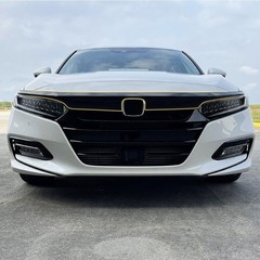 For Honda Accord 2018-2020 Front Grille Chrome Delete Blackout Precut Vin H
