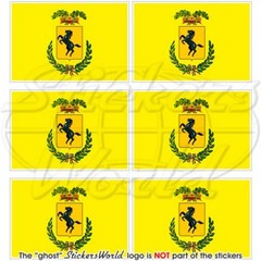 NAPLES Province Flag ITALY Provincia di Napoli 40mm (1.6″) Stickers x6