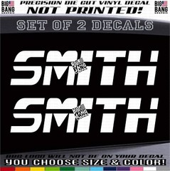 Custom Name Set Vinyl Decal Sticker SUV Car Truck Die Cut Lettering Old School