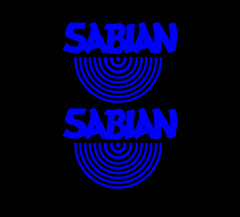 Sabian Cymbals Logo 4″ Wide Vinyl Decal Sticker – BOGO (PAIR) 2 Decals