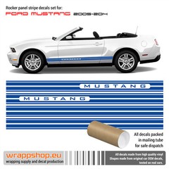 Rocker Panel Stripes Design #1 for Ford Mustang 2005 – 2014