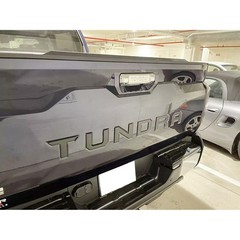 Matte Black Finish 3D Raised Tailgate Letter Pieces For 2022-up Toyota Tundra