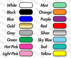 Custom Text Decal – Your Text vinyl die cut sticker Personalized Letters
