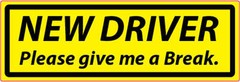 New Driver Decal 6″