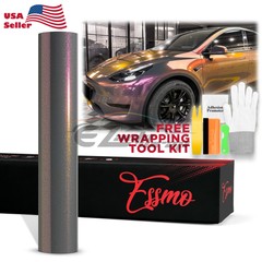 ESSMO PET Galaxy Dust Gloss Phantom Gray Red Auto Car Vinyl Wrap Decal Sticker
