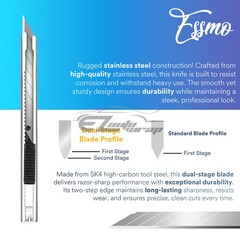 ESSMO 30 Degree Knifes Blade Stainless Utility Precision Vinyl Wrap Tint Tools