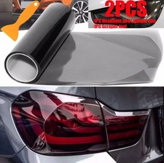 Headlight Taillight Light Smoke Gloss Vinyl Film Tint 12″ x 78″ Fog Wrap
