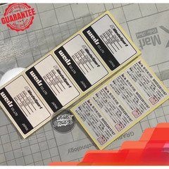 TOP MATERIAL WEDS SPORT TC-05 LABEL HIGH QUALITY REPLACEMENT DECAL STICKER SET