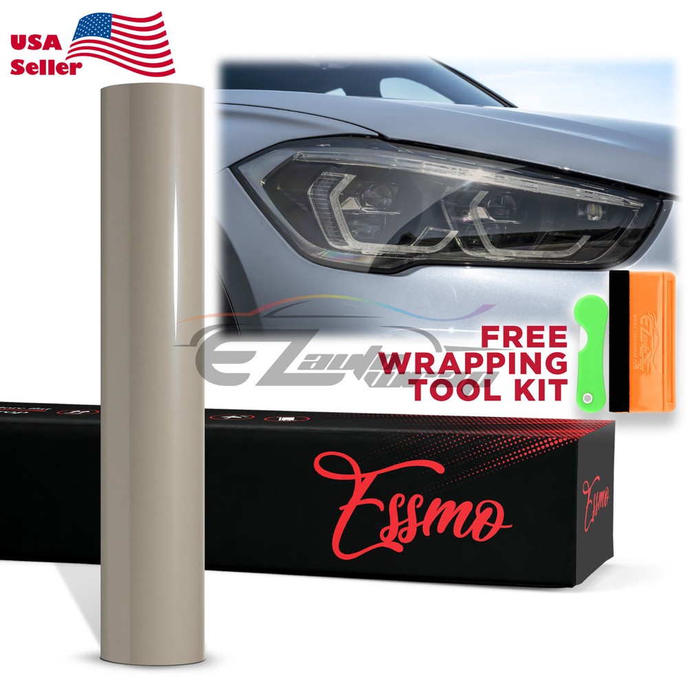 Headlight TPU Tint Gloss Light Smoke Black PPF Protection Film Tail Fog Light