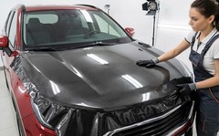 72″ x 60″ Super Gloss 7D Black Carbon Fiber Vinyl Air Bubble Free 6ft x 5ft 6D