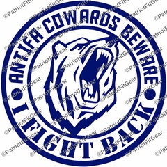 ANTIFA Cowards Beware,I Fight Back,F*ck ANTIFA,Domestic Terrorist,Vinyl Decal