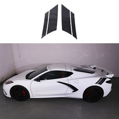Rear Fender Upper Racing Strip Decal Vinyls Fits Corvette C8 2020-2024