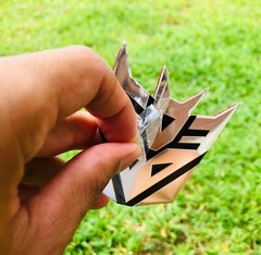 (2 PACK) ALUMINUM Transformers Autobots Decepticon Car Sticker Decal Emblem