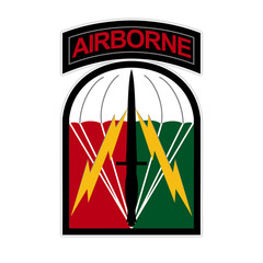 528th Sustainment Brigade Airborne Sticker Military Vinyl Soldier Decal 5″