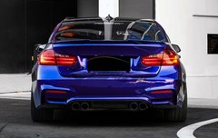 Gloss Metallic Royal Indigo Blue PPF Paint Protection Film Dry Wet Vinyl Wrap