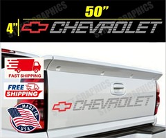 CHEVY Decals CHEVROLET Vinyl Sticker Silverado 1500 Bed Tailgate Letters 454 SS
