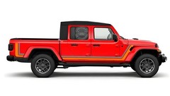 Graphics Racing Stripe Sticker For Jeep Gladiator Pickup Truck Side Door Decals