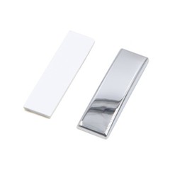 Silver Tone Metal I Letter Shaped Alphabet Sticker Emblem Badge Decals for Car