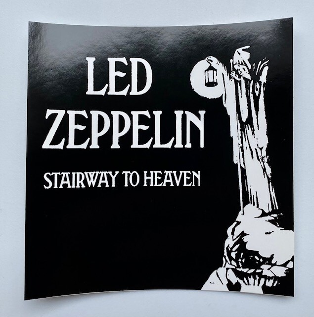Led Zeppelin Sticker Vinyl Decal Car Bumper Window 4″ X 4″ (390)