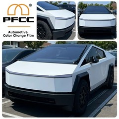 Tesla Cybertruck PreCut PPF Paint Protection Film Wrap Color Change Piano White