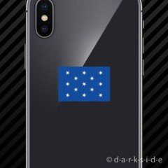 (2x) Personal Flag of George Washington Flag Cell Phone Sticker Mobile