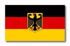 GERMAN FLAG COAT OF ARMS EAGLE DECAL 3M STICKER GERMANY Various SIZES USA MADE