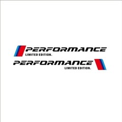 2pcs Black M Performance Side Body Sticker Decal BMW13457 M2M3M4M5 X1X3X4X5X6X7