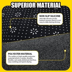 Dashboard Pad Dash Cover Mat for 07-14 Chevy Silverado/Tahoe/Suburban Gray 1-5X