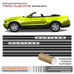 Rocker Panel Stripes Design #1 for Ford Mustang 2005 – 2014