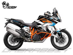 NEW Graphic kit for ktm (21~22) 1290 Super Adventure Graphic Decal Kit (NR-WBB)