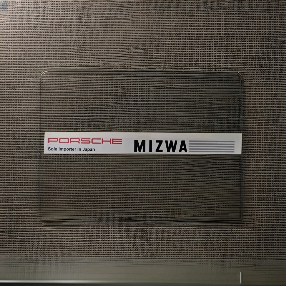 Porsche Mizwa Japan Dealer Sticker 911 964 993 RS Carrera