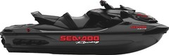 SEA-DOO Racing / PAIR / 12″ RED Vinyl Vehicle Graphic Sticker Boat Decal Set