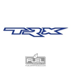 Truck Hood Premium Vinyl Decal – 28″ wide x 4″ tall – Gloss Blue
