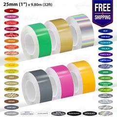 1″ 1.5″ 2″ 3″ 4″ 6″ 8″ Vinyl Stickers Adhesive TAPE Pin Stripe Car Truck Decals