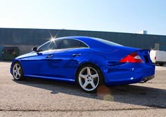 Supercast Easy Stretch Chrome Royal Blue Vinyl Wrap Bubble Free Sticker Decal