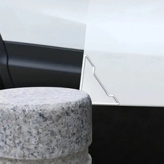 2/4pcs Silicone Car Door Corner Protectors – Anti-Collision Guard Covers
