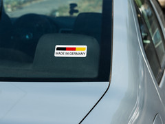 3 Pack Made in Germany Sticker Decal German Flag Car Laptop Helmet Waterproof UV