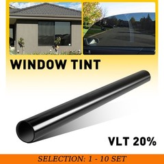 1-10X Uncut Roll Window Tint Film 20% VLT Car Vehicle Home Office Glass 20″x10ft