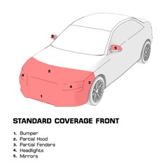 Compatible With Toyota Sienna (2018–2020) Front Paint Protection Film Kit | Pre-