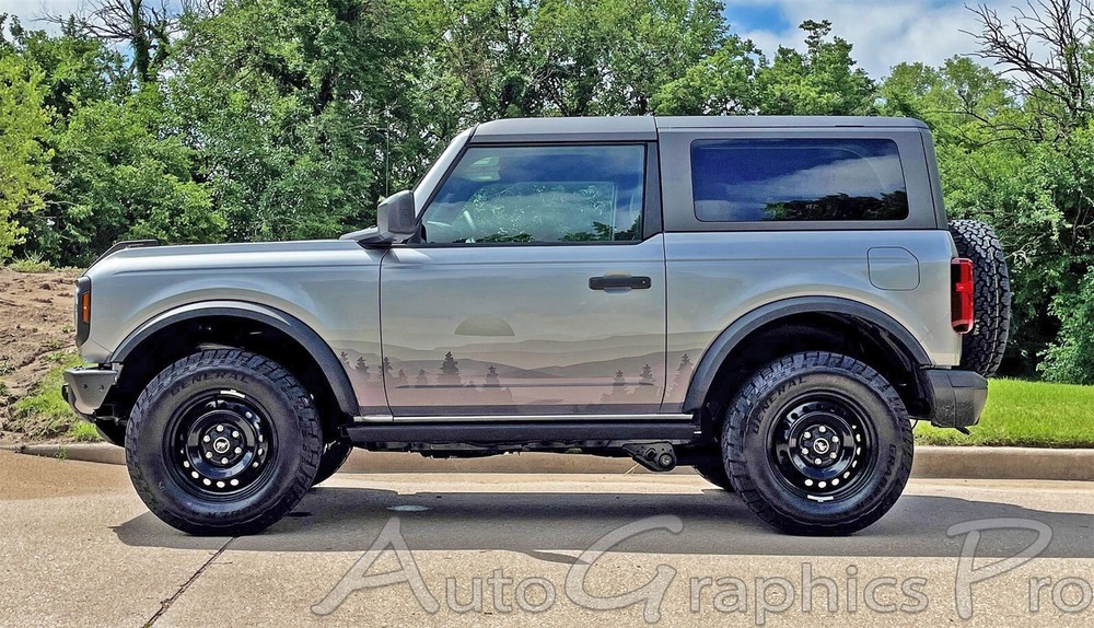Ford Bronco Full Size Stripes WANDERER Side Decals Door Body Vinyl Graphics