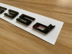 Gloss Black 3D ABS Letters Trunk 535d Emblem Rear Badge for BMW 2017-2022 535d