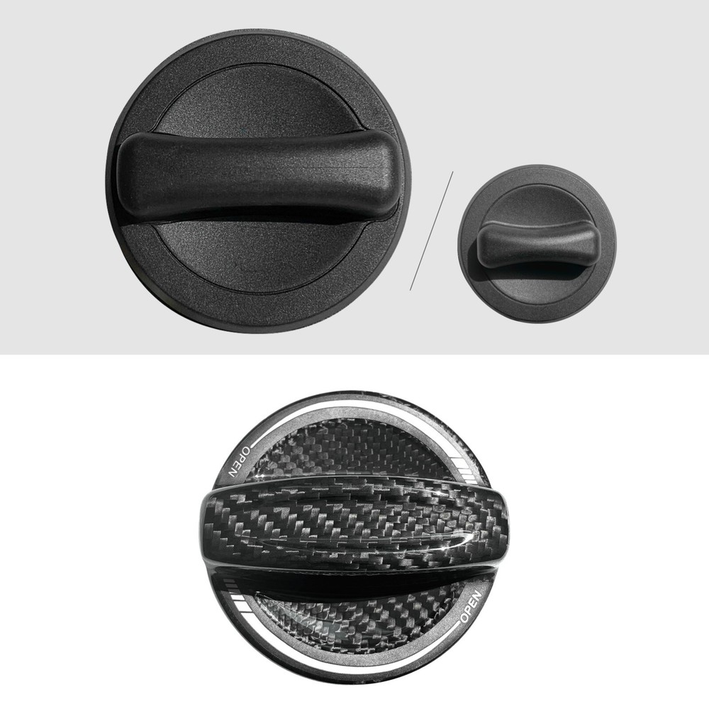 Carbon FiberFuel Tank Gas Filler Cap For Mercedes-Benz E300 E350 E55 E63 E43 AMG