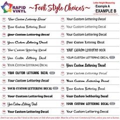 Custom Vinyl Lettering Decal Sticker Business Car Boat Name Truck Window Signage