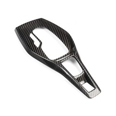 Bright Hard Carbon Fiber Car Console Shifter Panel Cover for Camaro 2016-2023