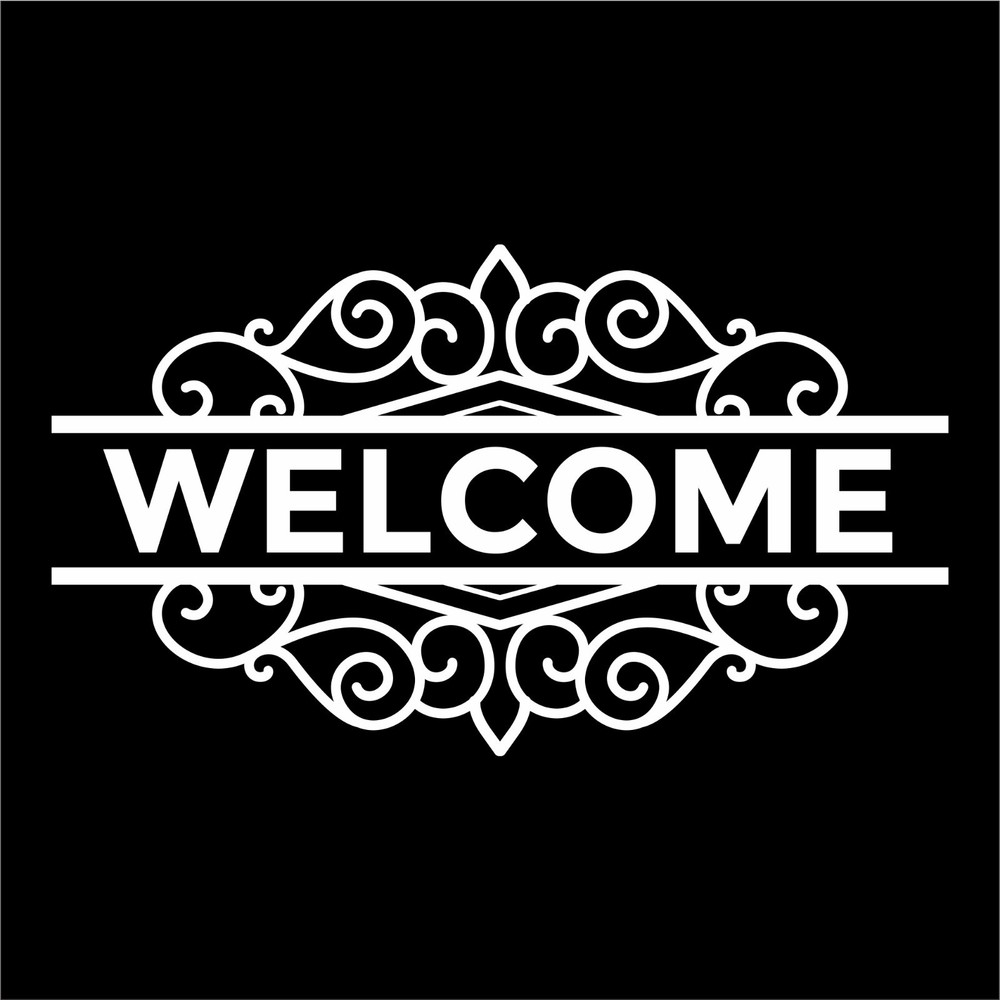 Welcome Decal Sticker – Business Sign – Door Store Window Decal