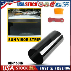Sun Strip Visor Windshield Banner Premium Vinyl Decal Cast PVC Film VARIOUS SIZE