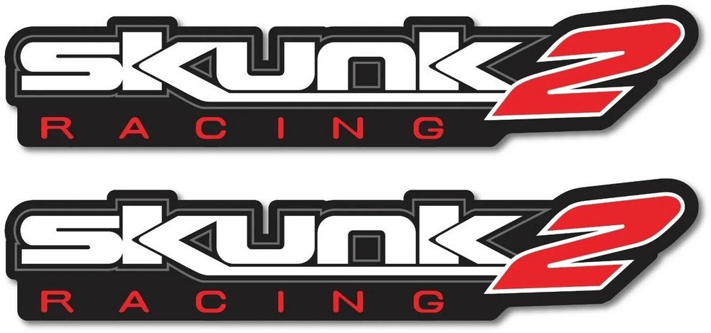2X SKUNK2 DECAL STICKER TRUCK VEHICLE JDM SUSPENSION RACING CAR EVO STI HONDA OF