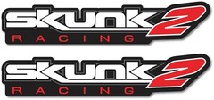 2X SKUNK2 DECAL STICKER TRUCK VEHICLE JDM SUSPENSION RACING CAR EVO STI HONDA OF