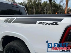 2009-2025 For Ram 1500 Decals Side Rumble Stripes 3m Vinyl Stickers Graphics