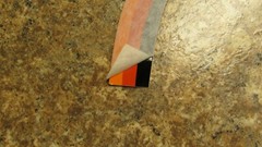 1978 Z/28 Camaro Front Lower Valance 3 Color Red, Orange and Black Stripe